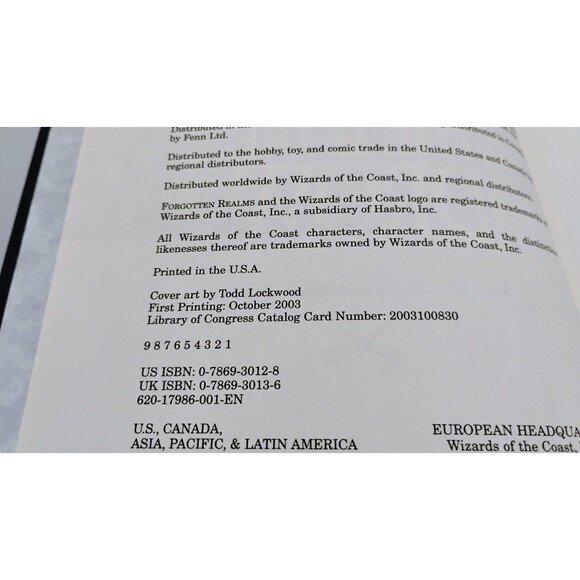 FORGOTTEN REALMS THE HUNTERS BLADES TRILOGY R.A. SALVATORE HARDCOVER FIRST PRINT - Picture 10 of 11